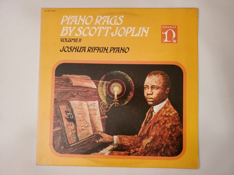 Scott Joplin (performed by Joshua Rifkin, piano) Piano Rags by Scott Joplin Volume II vinyl record